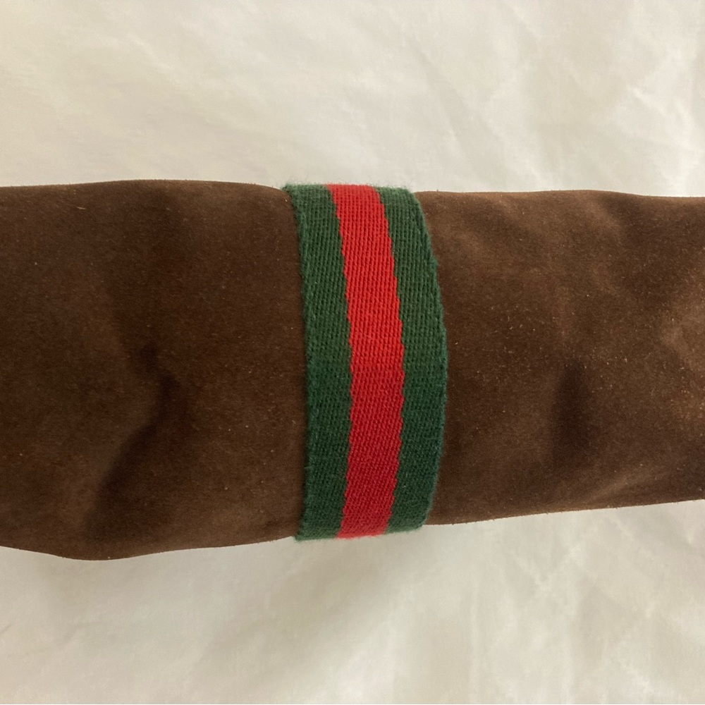 Authentic Vintage Gucci Parfums Brown Suede Clutch 🔥🔥🔥 - Picture 3 of 10